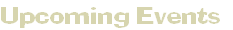 Upcoming Events